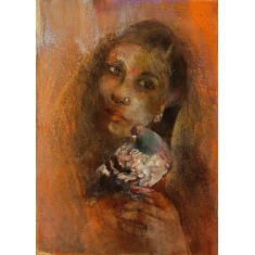 Jamal, 12 X 18, Oil on Canvas, Figurative Painting, AC-JML-005